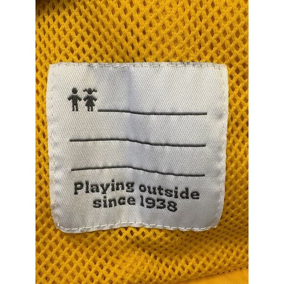 Columbia Boy's Watertight Rain Jacket Large (14/16) Blue W/Yellow Mesh Omni Tech - Picture 6 of 7